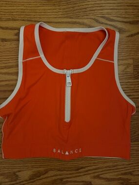 Balance Zip-Front Sports Bra